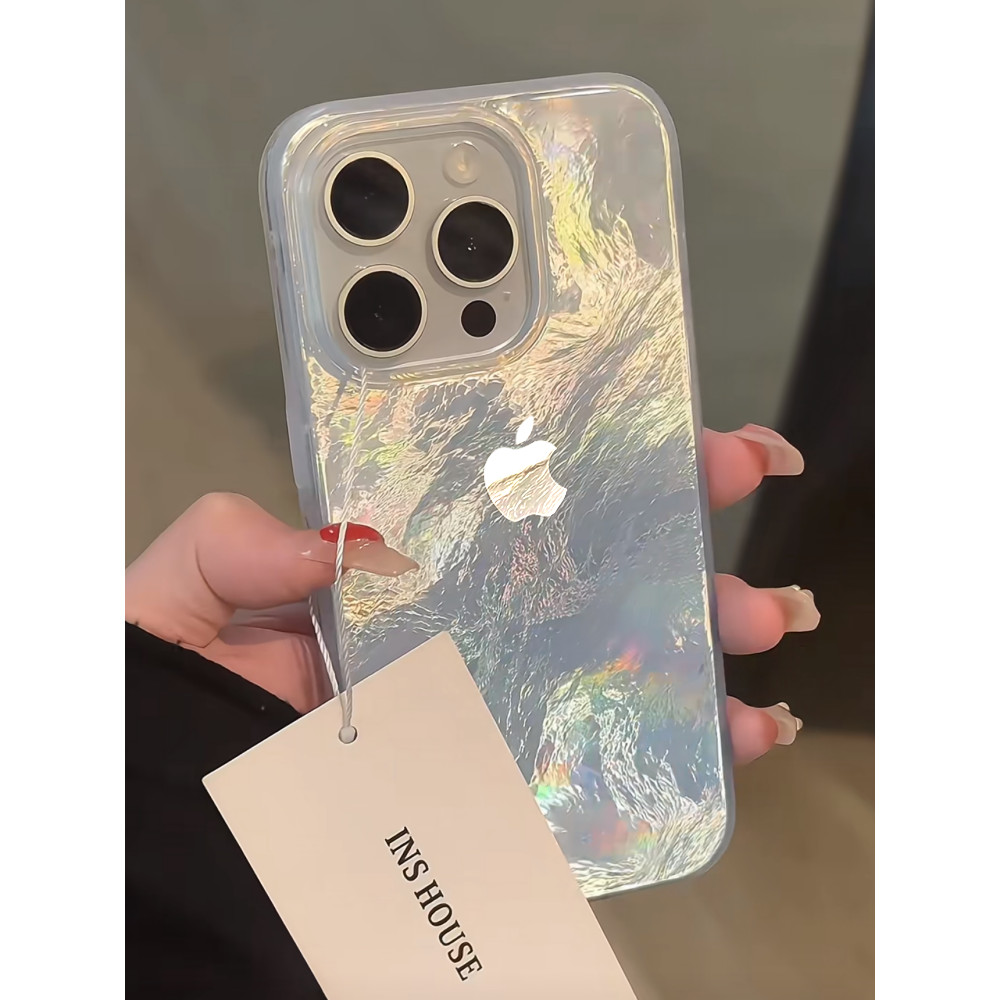 Capa Luxuosa Com Padrão Glaciar Para Redmi Note 14 Pro 13 12 11 10 9 8 14C 13C 12C 10C 9A POCO X7 C75 C65 em Oferta na Shopee