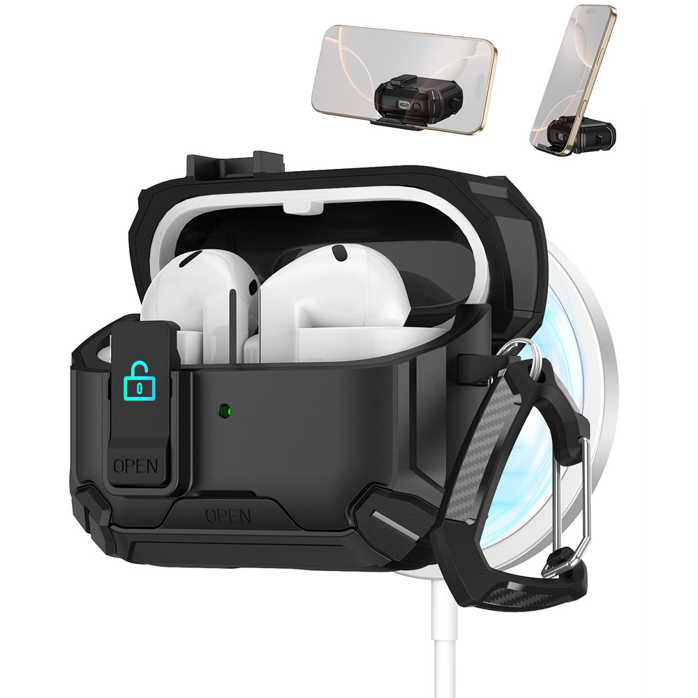 Suporte Caso Capa Para Samsung Galaxy Buds3 Pro Buds 3 FE Embalagem Com Chaveiro