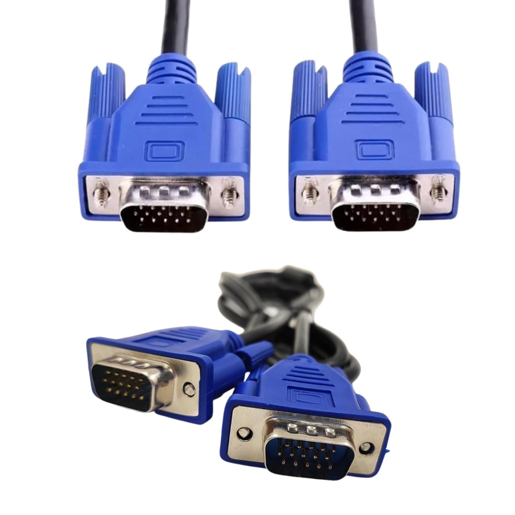 Cabo Vga Vga Macho Macho 1.5M Com Filtro Para Monitor Pc Tv Projetor em Oferta na Shopee