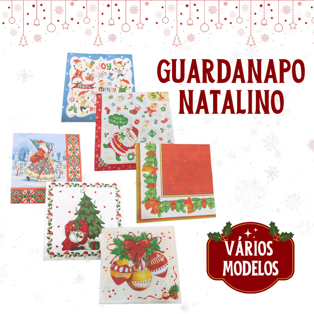 Guardanapo Natalino Luxuoso: Onde Comprar | BuscaProdutos