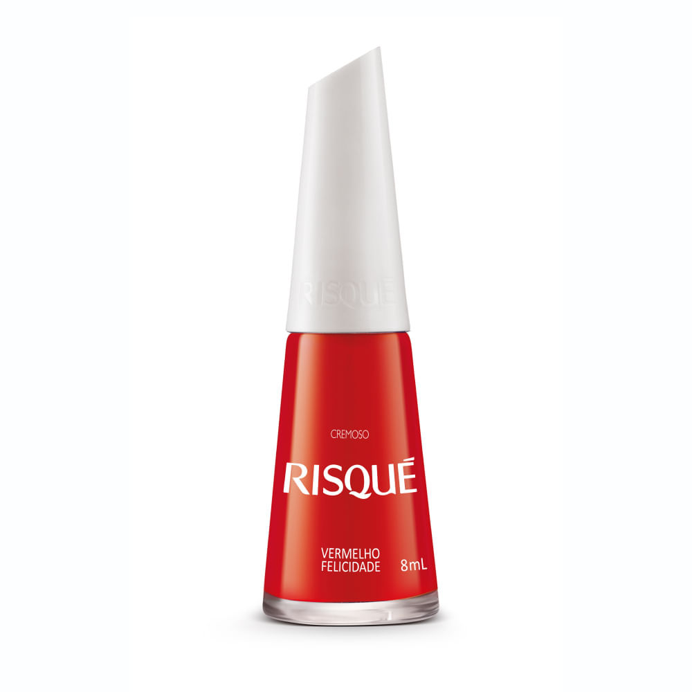 Esmalte Risqué Vermelho Felicidade