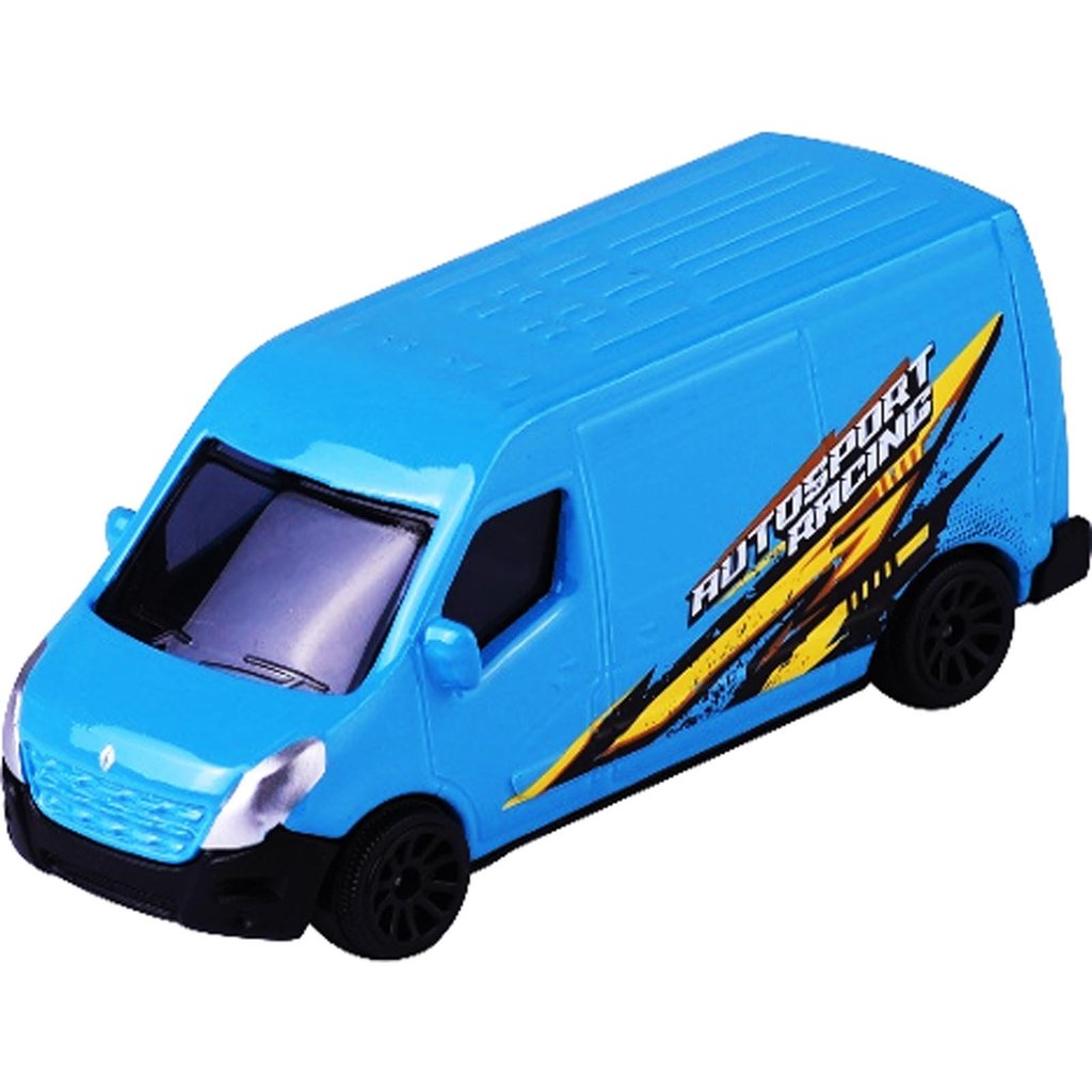 Miniatura - 1:64 - Renault Master Azul - Street Cars - Majorette 8501009800