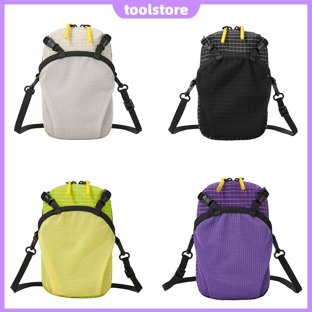[Novo] Suporte Para Garrafa De Água Ao Ar Livre Com Bolsa De Telefone Camping Trekking Acessório De Mochila Leve