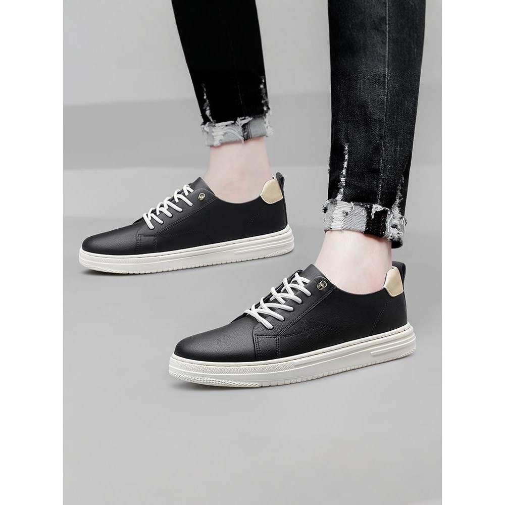 Sapatos masculinos de couro 2026 novo estilo masculino couro genuíno sapatos casuais tênis Wenzhou sapatos de couro sola