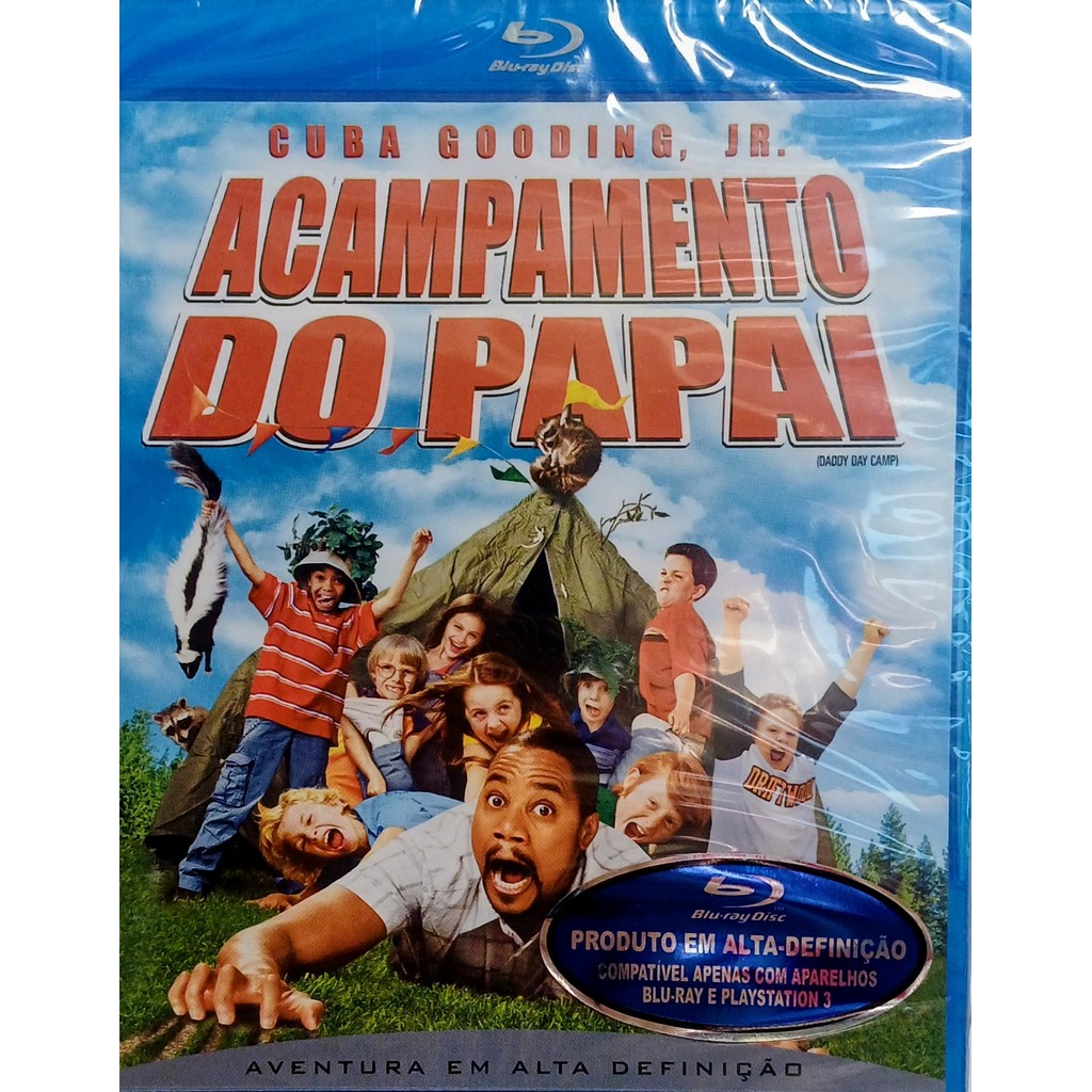 Blu-ray Acampamento do Papai Novo Lacrado Cuba Gooding Jr.