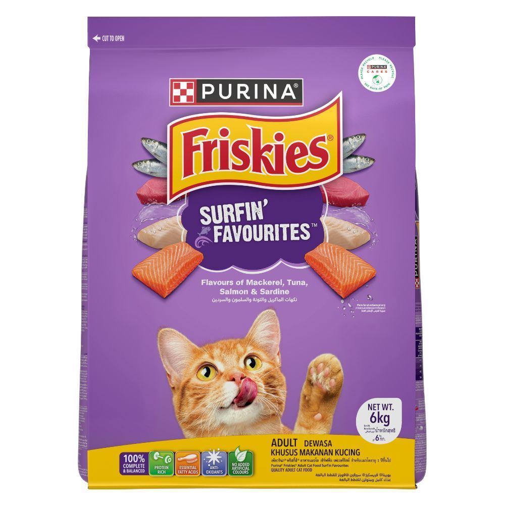 [เลือกรสชาติได้] Purina Friskies อาหารแมว 6 kg - ภาพที่ 6