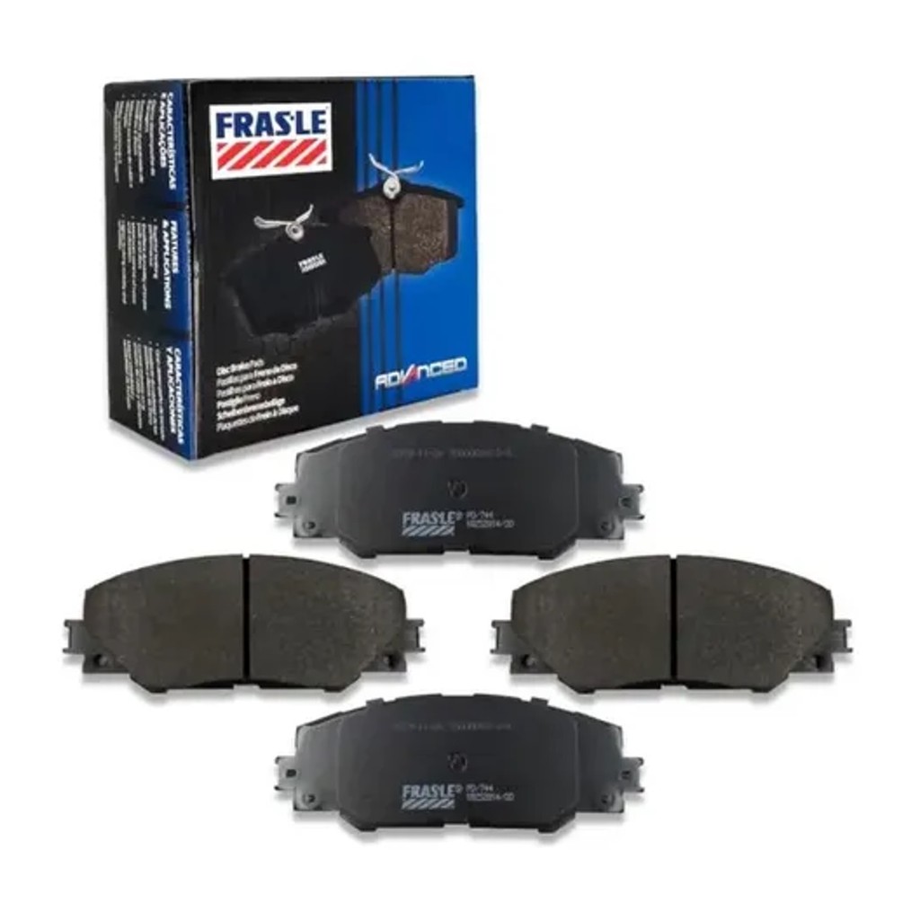 Pastilhas de Freio Dianteiras Toyota RAV4 2005/2019 Fras-le PD744 — imagem 2 de 2