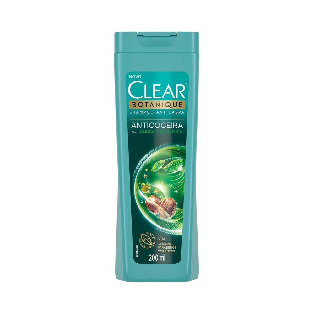Shampoo Clear Anticaspa Botanique Anticoceira 200ml