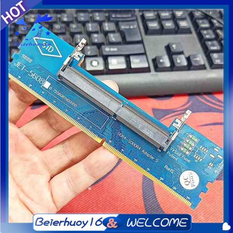 Adaptador RAM 4 Peças Módulo De Memória DDR4 Laptop Para Cartão De Conversão De Mesa SO-DIMM PC Teste De