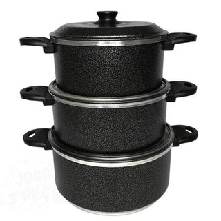Jogo de Panela 3 Peças Conjunto Kit