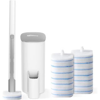 Escova Sanitária Descartável oshang - Limpador de Vaso Sanitário, Suprimentos para Limpeza de Banheiro, Escova Sanitária