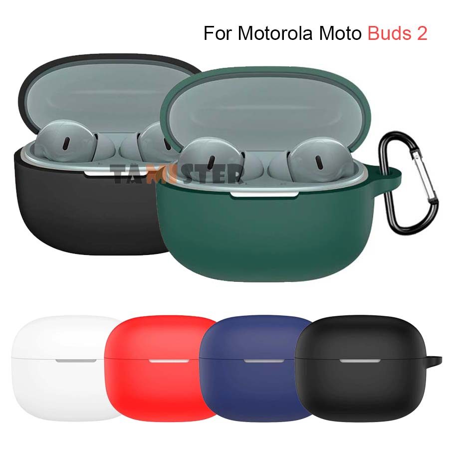 Para Motorola Moto Buds 2 Caso Capa De Silicone Manga Protetora Bluetooth Sem Fi