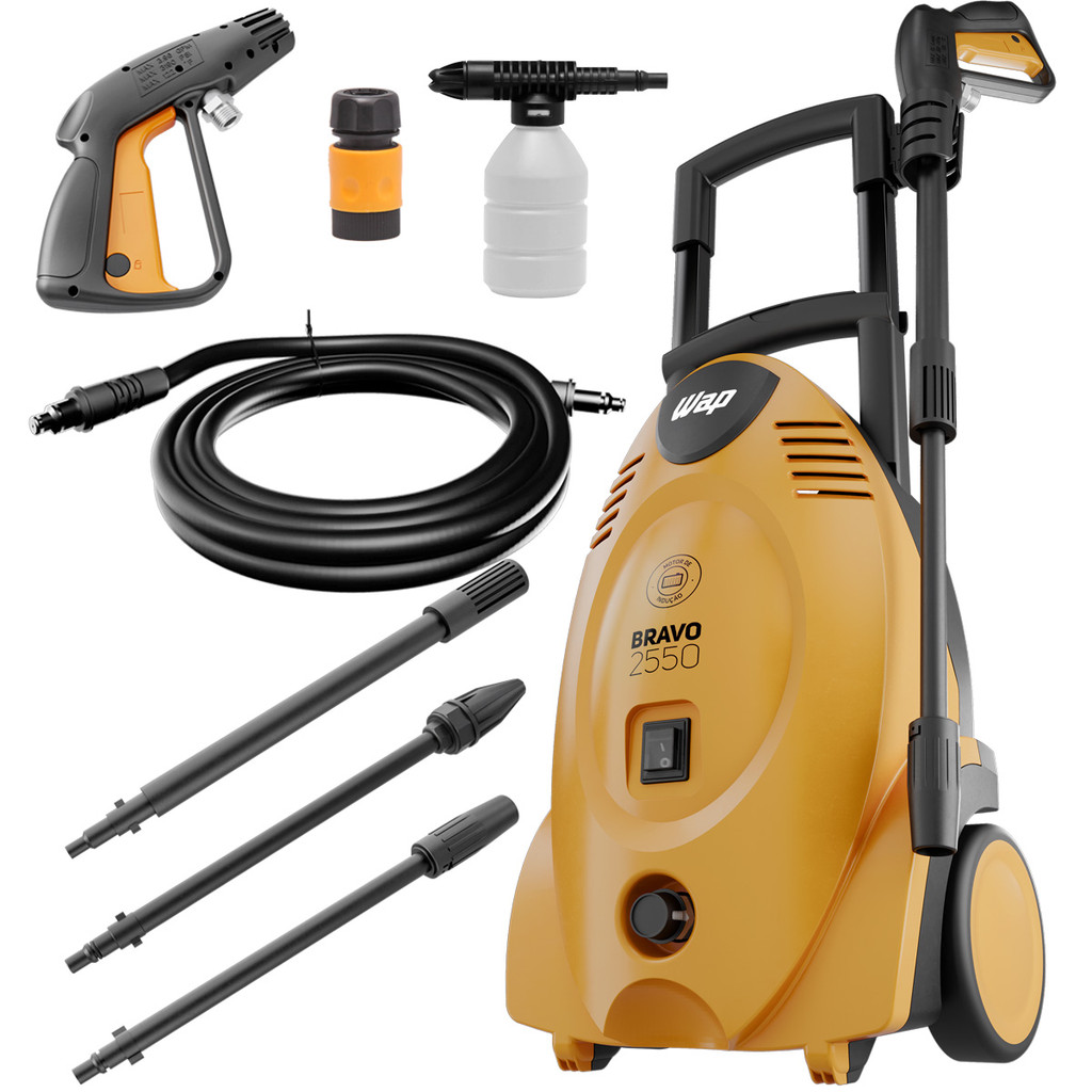 Lavadora Alta Pressão Modelo Bravo 2550 Profissional Potência 1700W 1800Psi Wap
