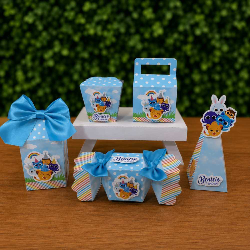 Kit Caixas Bolofofos + BRINDE / Bolofofos Personalizada  /Lembrancinha de Festa /Aniversário