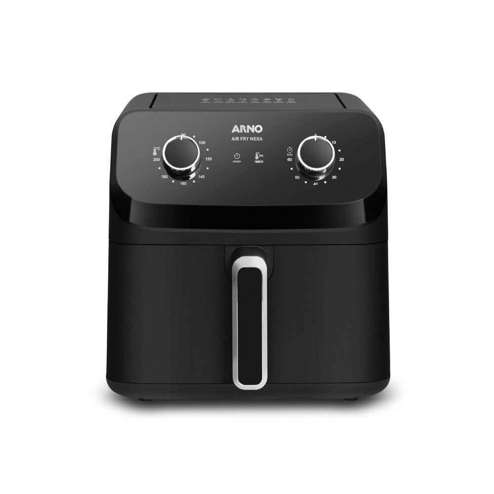 Fritadeira Eletrica Arno 7,5L Air Fryer Mega AFM7 Preta 127V