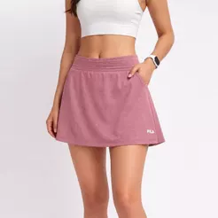 Shorts Saia Fila Flow III Feminino Bordô