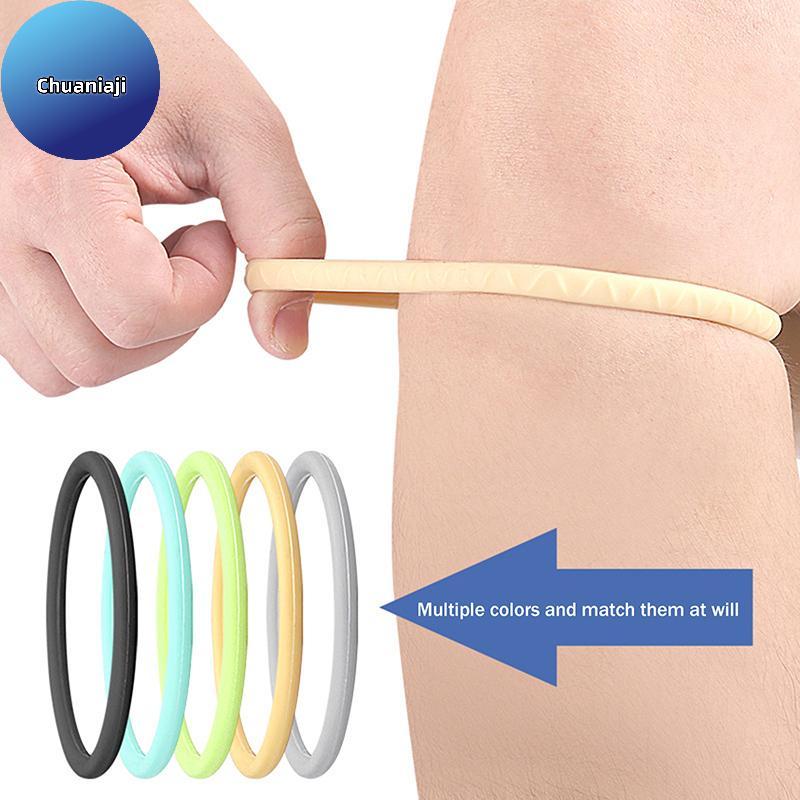 Chuaniaji Silicone Patela Tendão Joelheiras Joelho Proteção Fixa Estabilizador Cinto Suporte Altamente Elástico Flexível