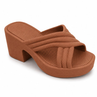 Tamanco Plataforma Feminino Casual Confortável Leve Antiderrapante para Dia a Dia