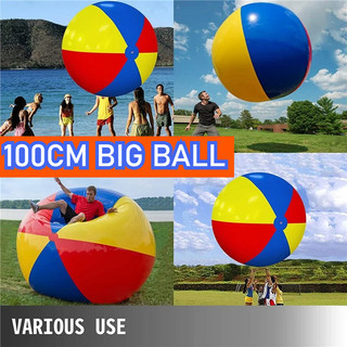 Bola De Futebol Grande Inflável Ao Ar Livre De 100 Cm , 60 , 80 Balão Colorido , Basquete , Vôlei , Brinquedo Infantil I