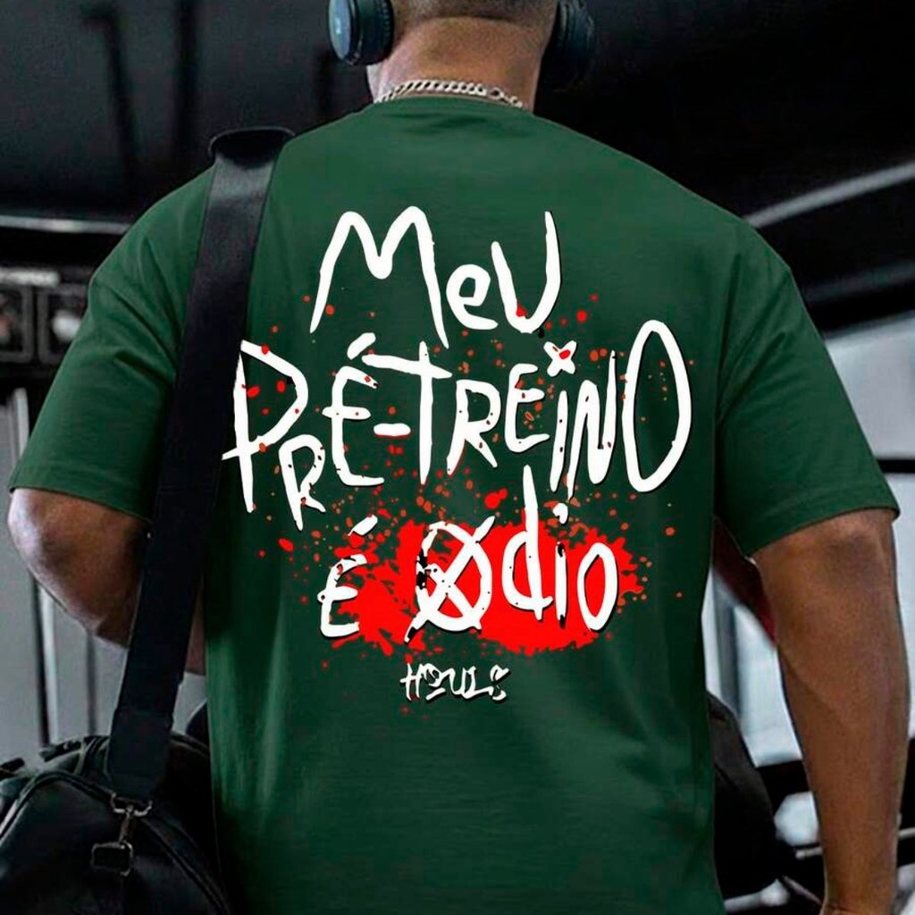 Camiseta Oversized Masculina Mago Apelado De Trembolona Estampada Academia Streetwear Malha Premium Algodão Confortável