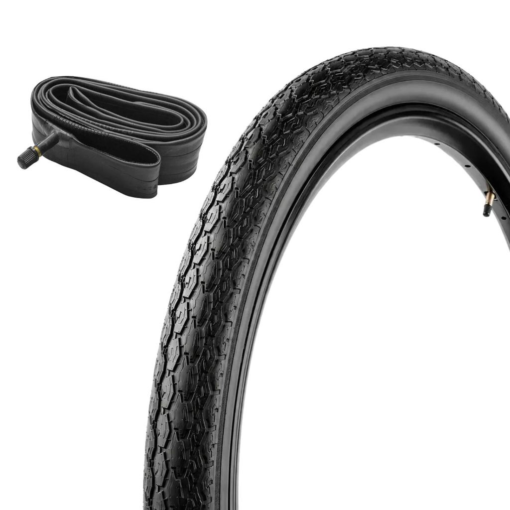 Kit Pneu Aro 26x1-1/2x2 Kenda K178 Barra Forte c/ Câmara