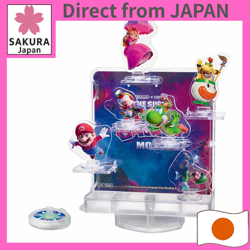 Epoch Co. (EPOCH) The Super Mario Galaxy Movie Balance Game ST mark certified Ages 4 and up Toy Game Players: 1-4 EPOCH