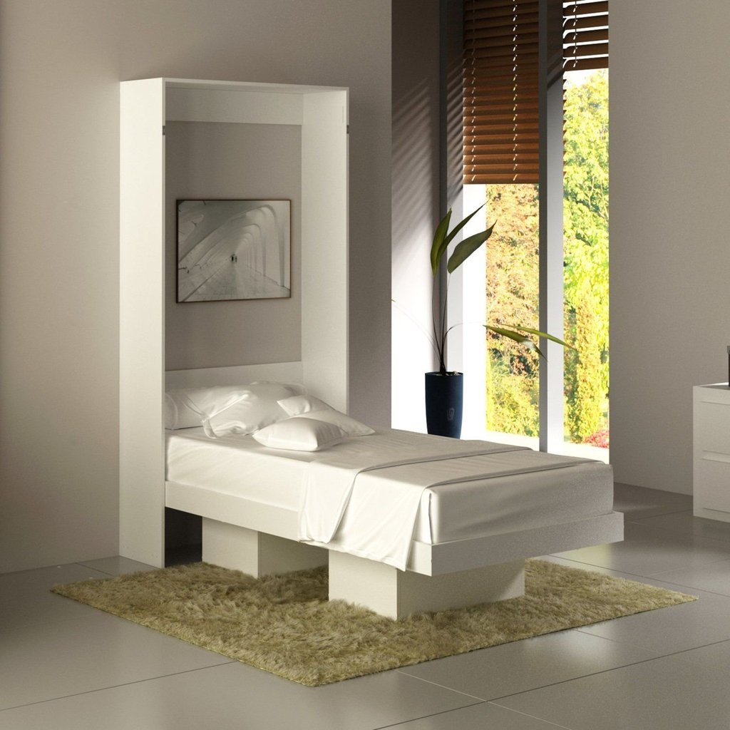 Cama Articulada Solteiro 97,2x193cm CM8015 Branco Branco