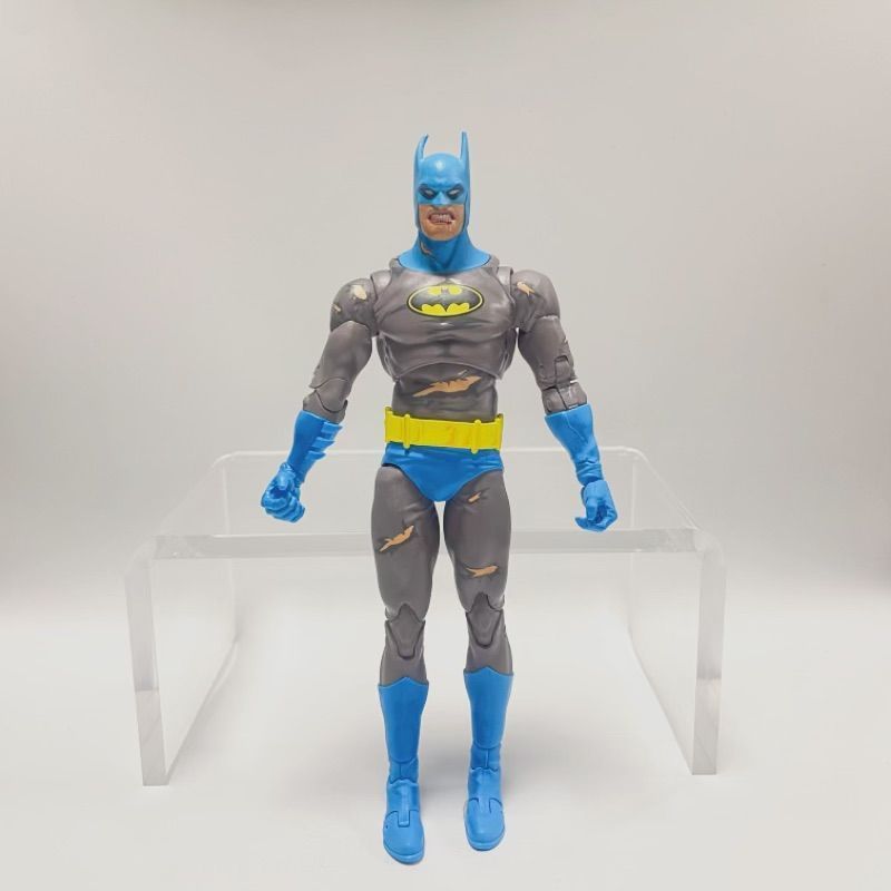 Produto Mais Vendido 23 Cm Mcfarlane DC Batman Blue-Gray Color Matching Action Figure , Incluindo Desligamento Silencios