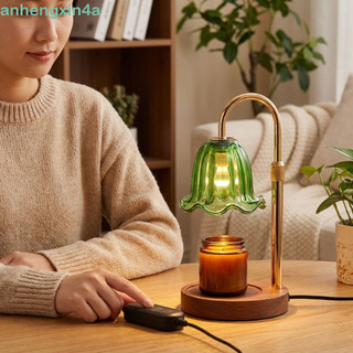Lâmpada Aquecedora De Velas ANHENGXIN , Com Temporizador De 4 Velocidades De Derretimento De Cera Vintage De Altura Ajus