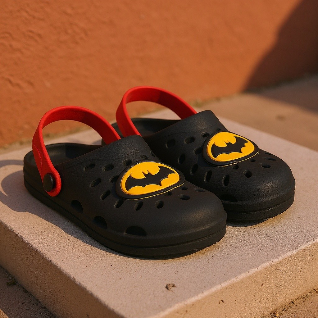 Babuche Infantil Batman Preto Antiderrapante Macia 27 ao 34 — Achadinhos da Gabriela