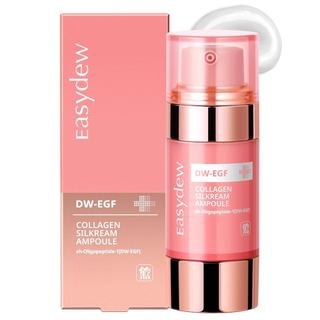 EASYDEW DW-EGF 55% Collagen Silkream Ampoule - Sérum Facial Coreano para Firmeza e Elasticidade com Peptídeos EGF, Amino