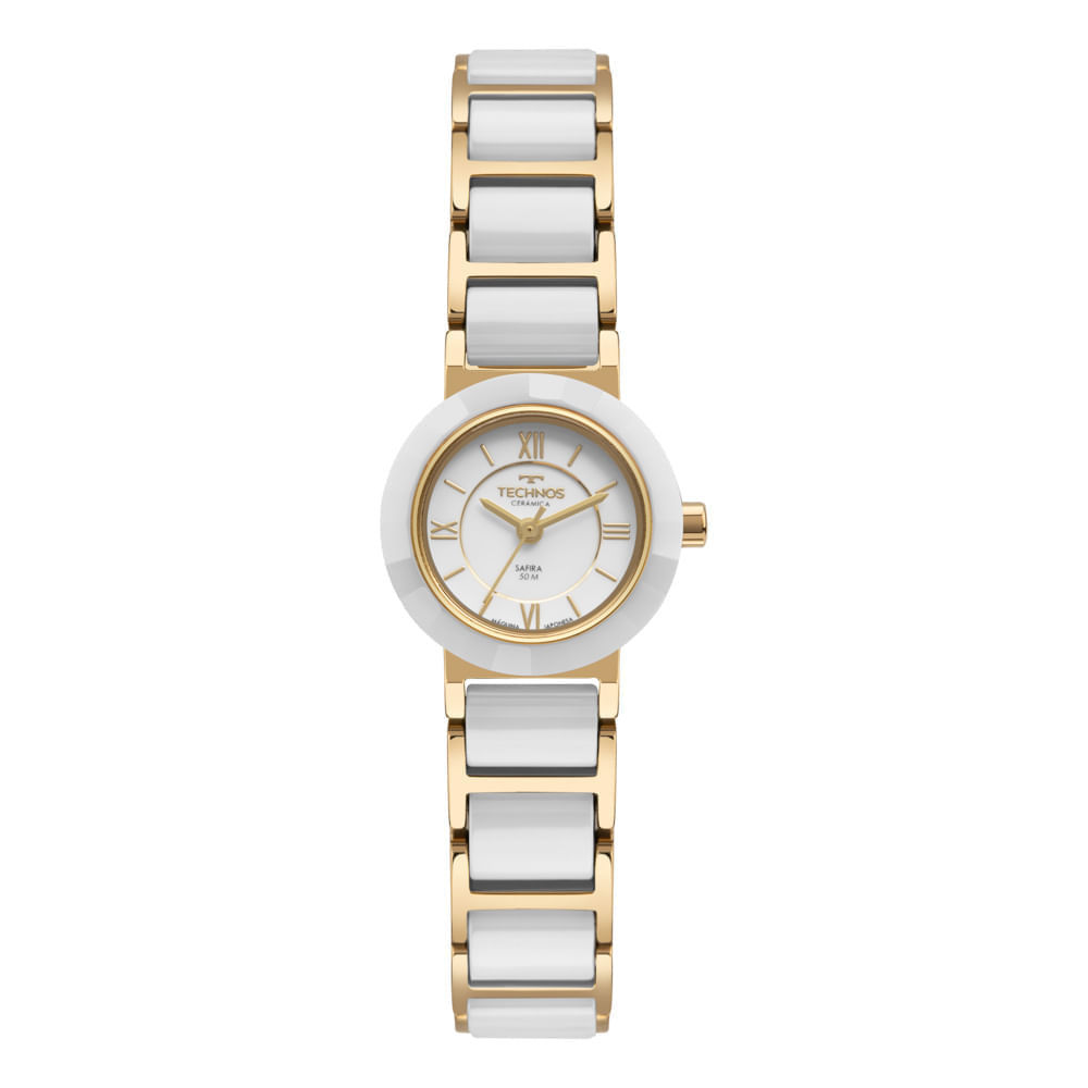 Relógio Technos Feminino Cerâmica Dourado - 2035LWF/1B