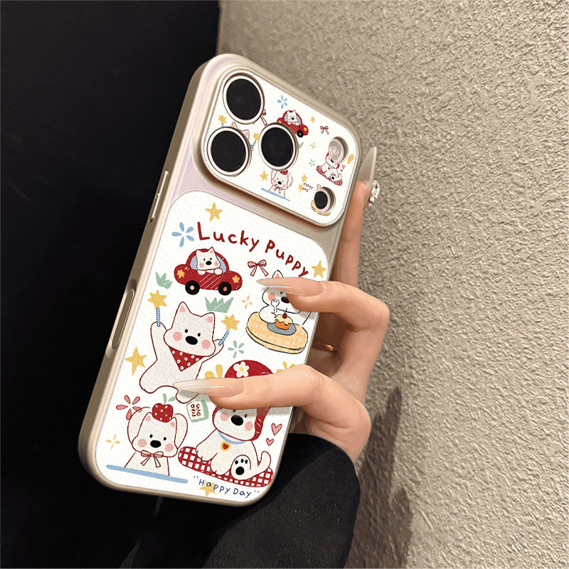 Capa de Telefone Adorável com Desenho de West Highlands para Samsung Galaxy A27 A37 A36 M36 F36 A35 A34 A33 A32 M32 A31 