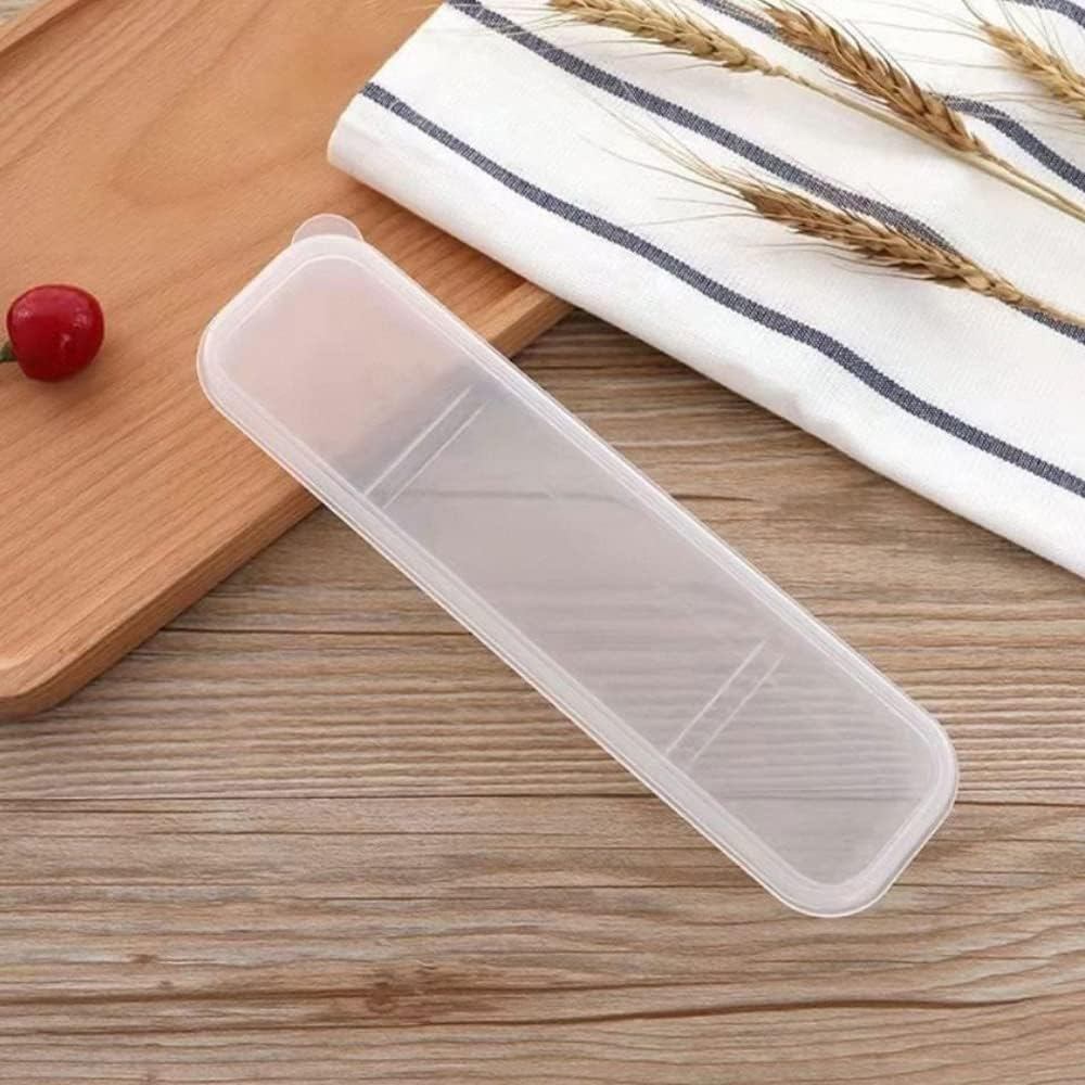 1Pc Simples Portátil Viagem Talheres Recipiente De Armazenamento Prático Organizador Para Conjunto Uso Diário Ao Ar Livr