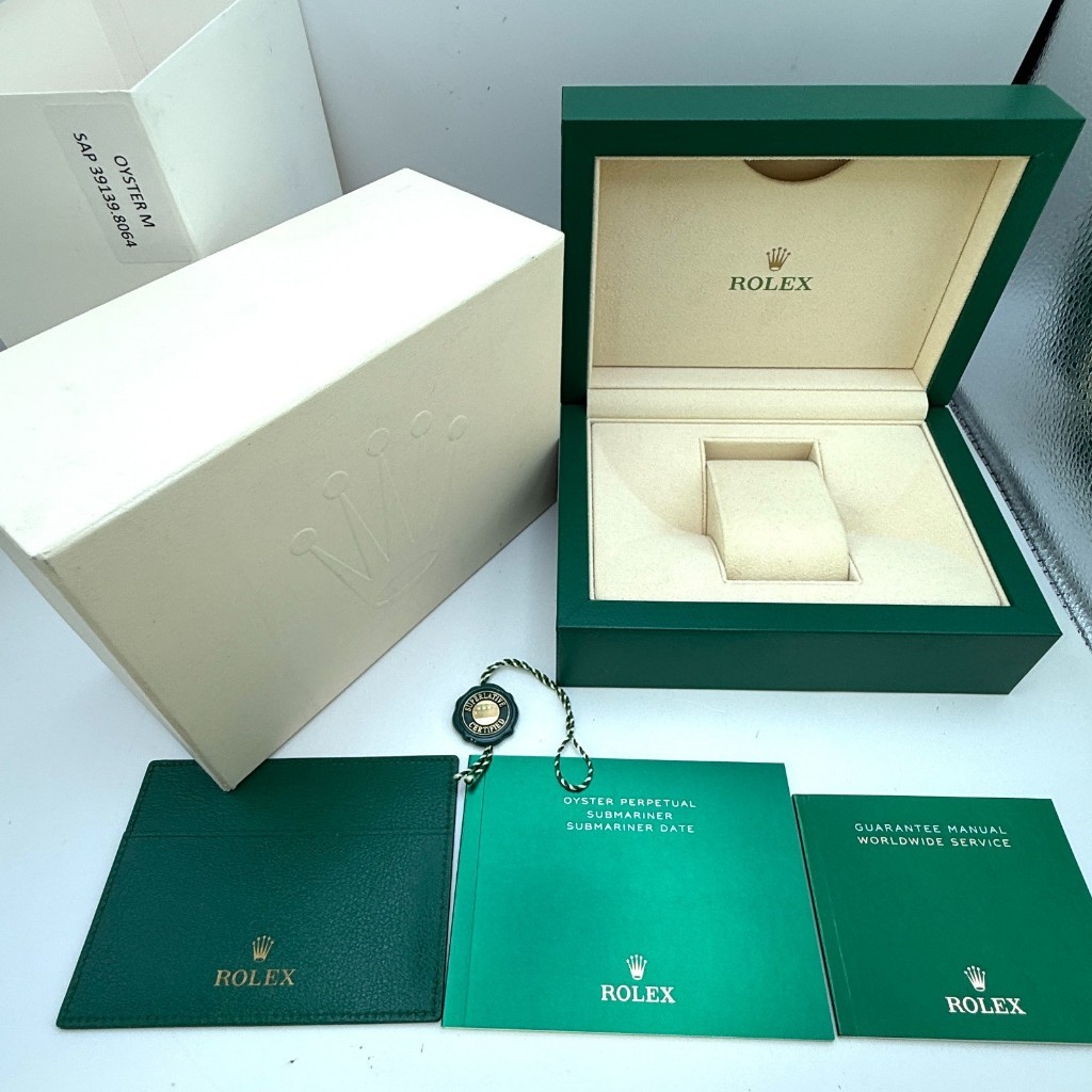 Caixa Estojo Rolex Certificado E Manual Completa