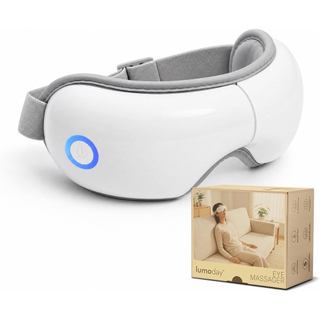 Massageador Ocular com Calor e Compressão de Ar para Relaxamento |   Calor suave, compressão de ar, vibração, música via
