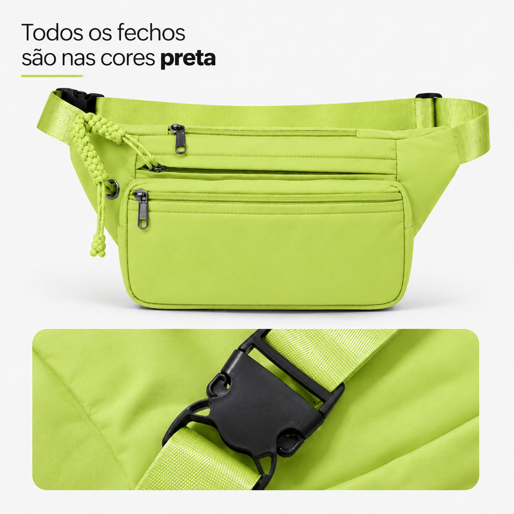 Bolsa Trendy Transversal Pochete Esportiva Moderna – Estilo para Treino, Caminhada e Dia a Dia — imagem 2 de 2
