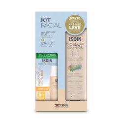 Isdin Fusion Water Color Cor Clara FPS 50 50ml e + R$9,90 Leve Isdin Micellar Solution 400ml