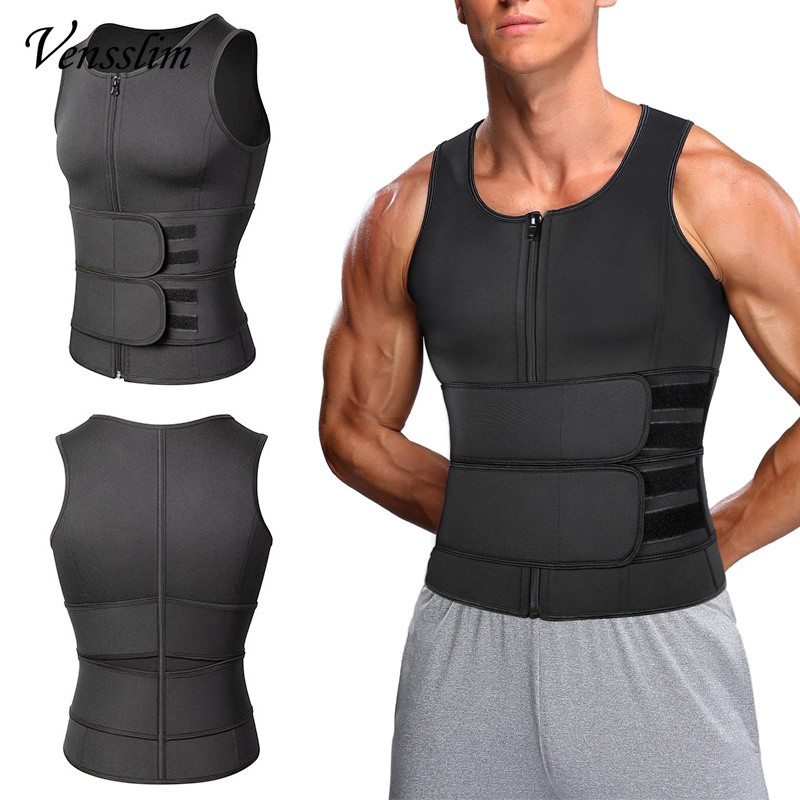 Venslim Corpo Shaper Emagrecimento Perda De Peso Com Cinto Masculino Treino Controle Barriga Compressão Sauna Ternos Cin