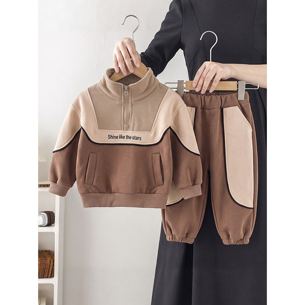 Meninos na moda bonito ternos elegantes moda 2 crianças roupas meninos bebê primavera outono na moda bebê dividir 1 ano