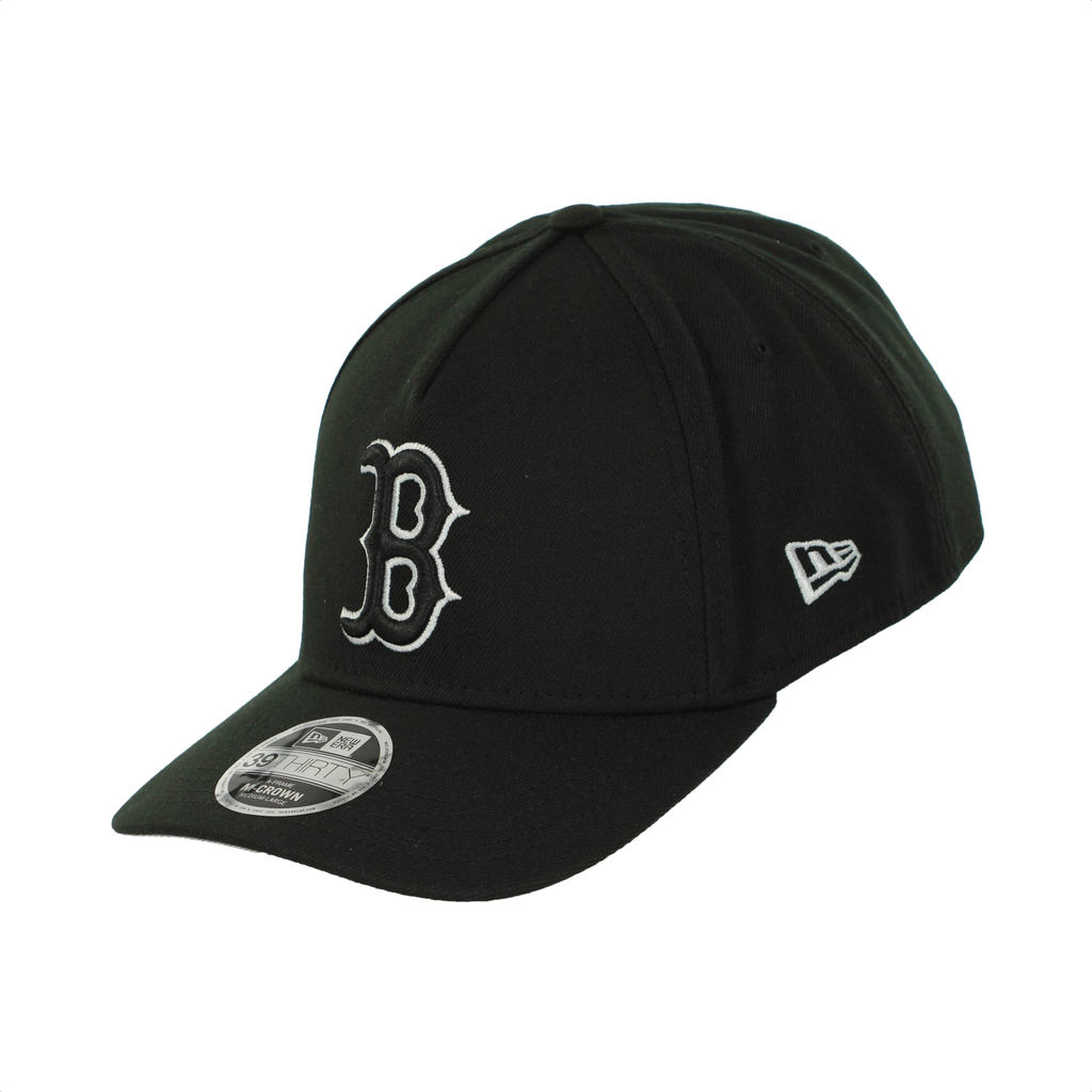 Boné New Era 39Thirty M-Crown A-Frame Boston Red Sox Preto - Único