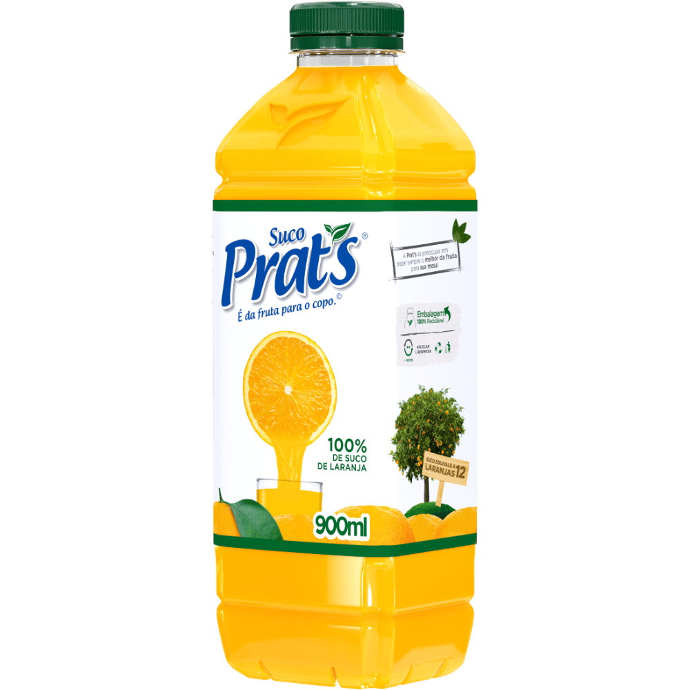 Suco Prat's Integral de Laranja Pet — imagem 2 de 2
