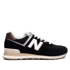 Tênis Masculino New Balance 574 ENCAP Couro Preto/Marrom