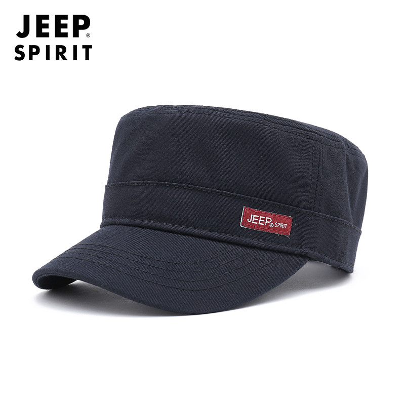 Jeep espírito jeep moda esportes ao ar livre lazer aba curta plana chapéu superior das mulheres dos homens puro algodão
