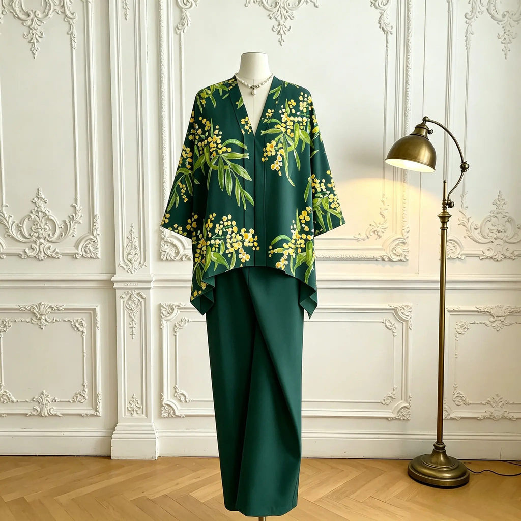Novo estilo de roupas femininas malaias Roupas de pequena senhora Indonésia Batik Henlai Singapura Roupas tradicionais S