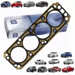 Junta cabeçote 1.4 8v Original GM Onix Prisma Agile Cobalt Corsa Montana Meriva Celta
