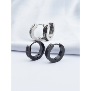 Brincos de rosto largo de Metal exclusivo na moda brincos masculinos de aço inoxidável moda rua tiro meninas jóias geomé