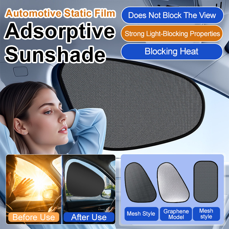 🌞 Protetor Solar Lateral para Carro / Proteção Anti-UV para a Pele e Interior / Fácil Instalação e Remoção / Forte Adsor