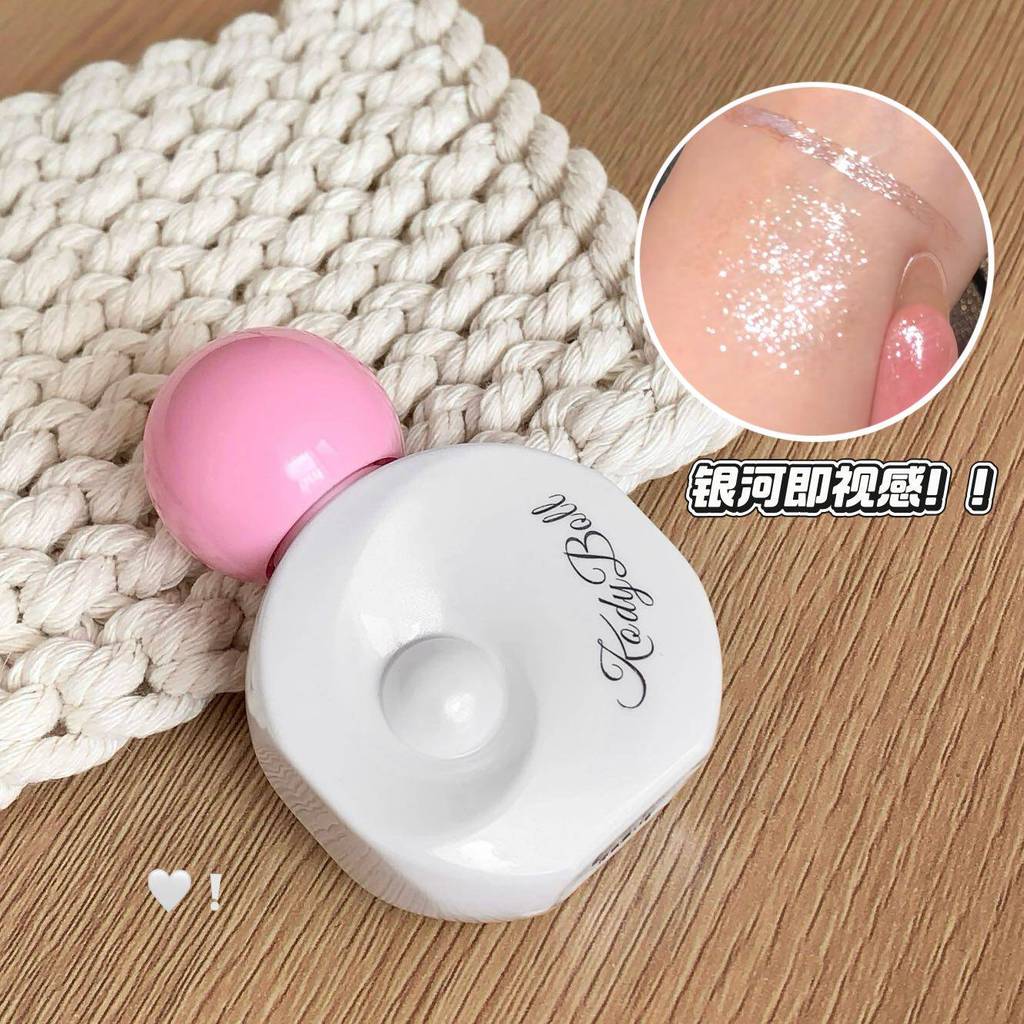 Novo autêntico destaque líquido brilho maquiagem facial glitter pó Starlight glitter destaque líquido reparação brilho f