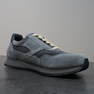 Japonês Original nicho cinza Forrest Gump sapatos masculinos All-Match couro genuíno esportes respirável único sapatos d